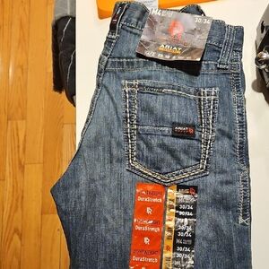 30/34 Ariat FR Men's Relaxed Fit Denim Jeans